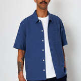 Folk | Folk Gabe Shirt - Soft Navy
