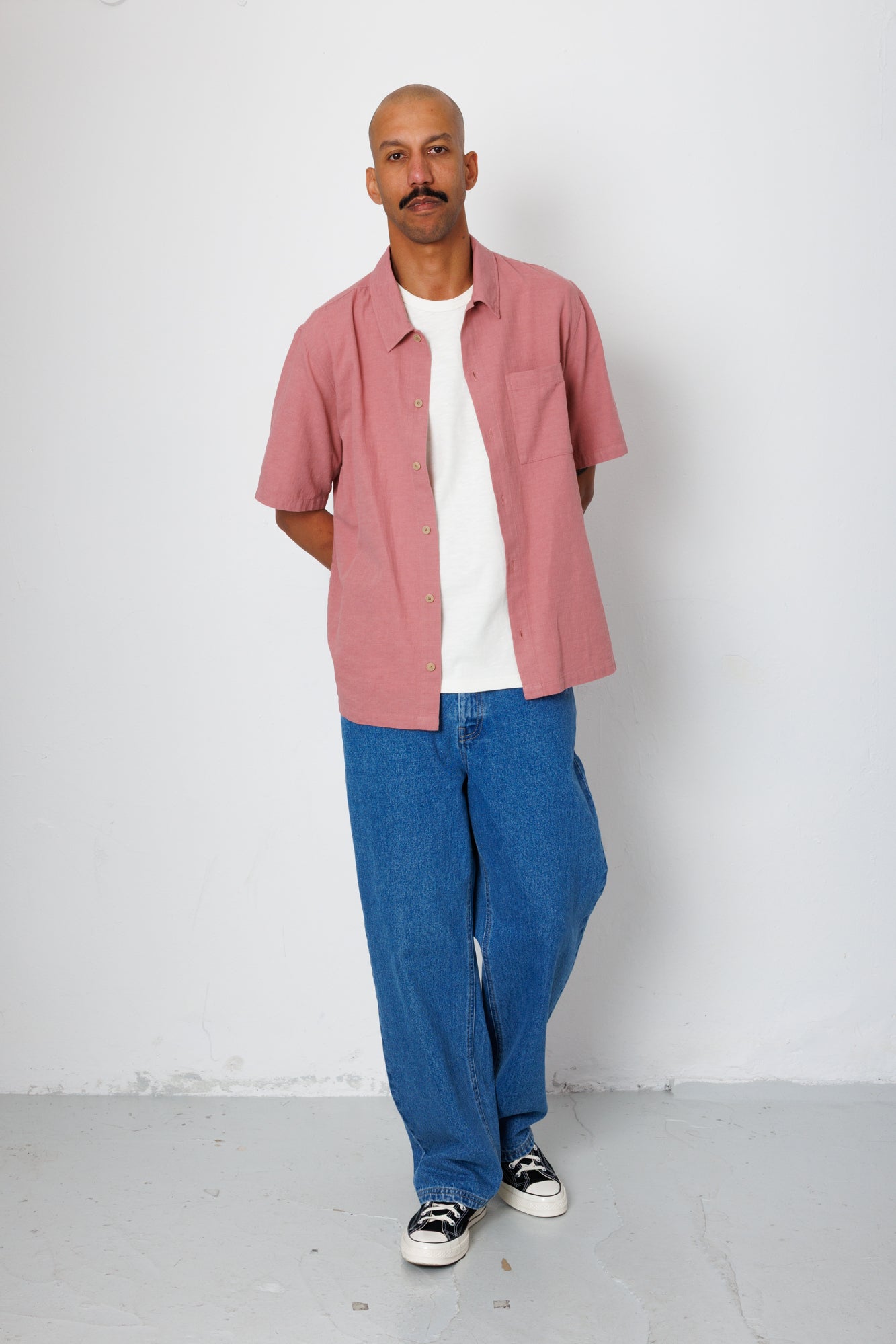 Folk | Folk Gabe Shirt - Dusty Pink