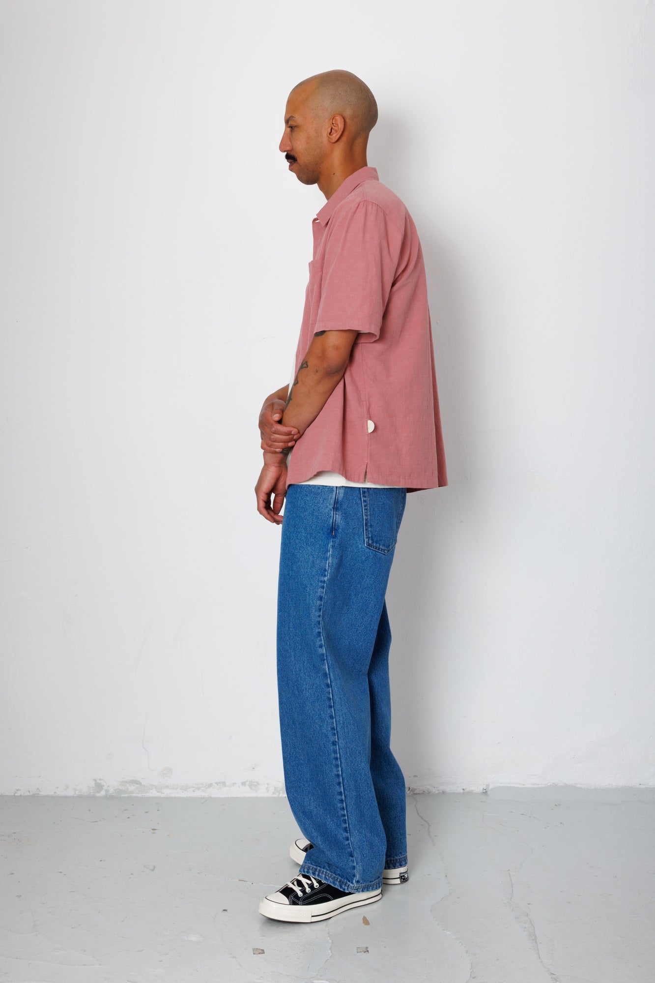 Folk | Folk Gabe Shirt - Dusty Pink