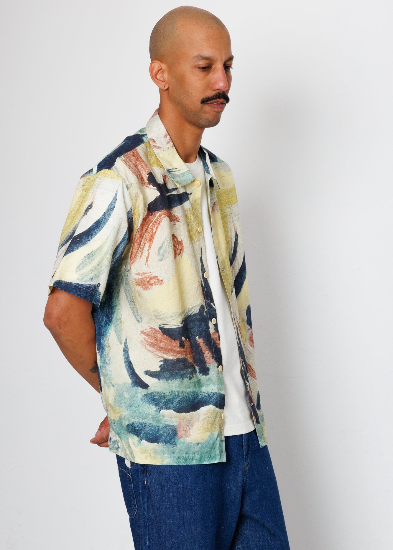 Folk | Folk Gabe Shirt - Paradiso Print | Folk x Goss Brothers