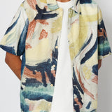 Folk | Folk Gabe Shirt - Paradiso Print | Folk x Goss Brothers