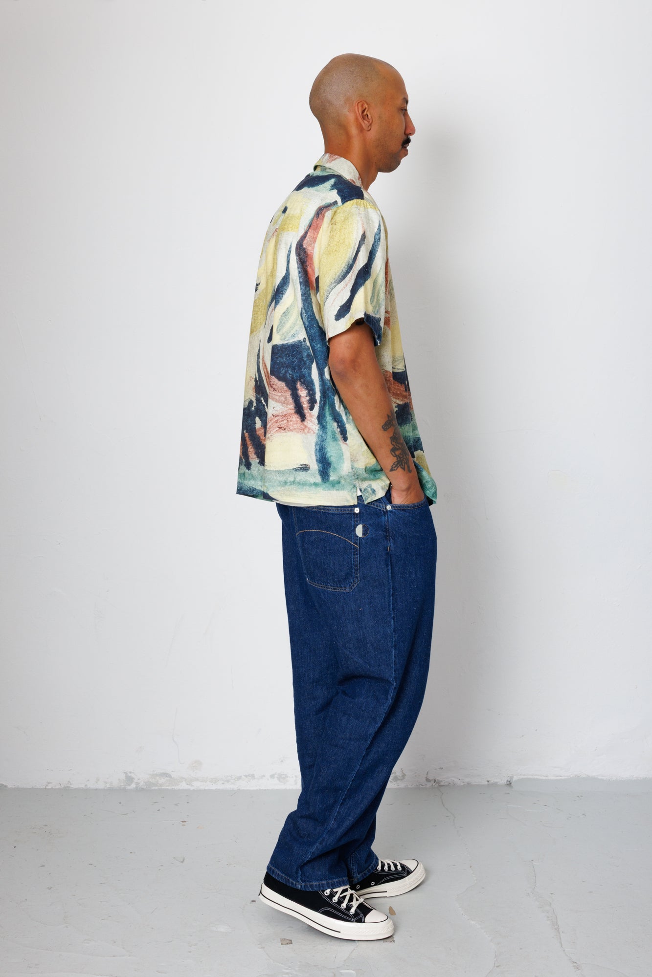 Folk | Folk Gabe Shirt - Paradiso Print | Folk x Goss Brothers