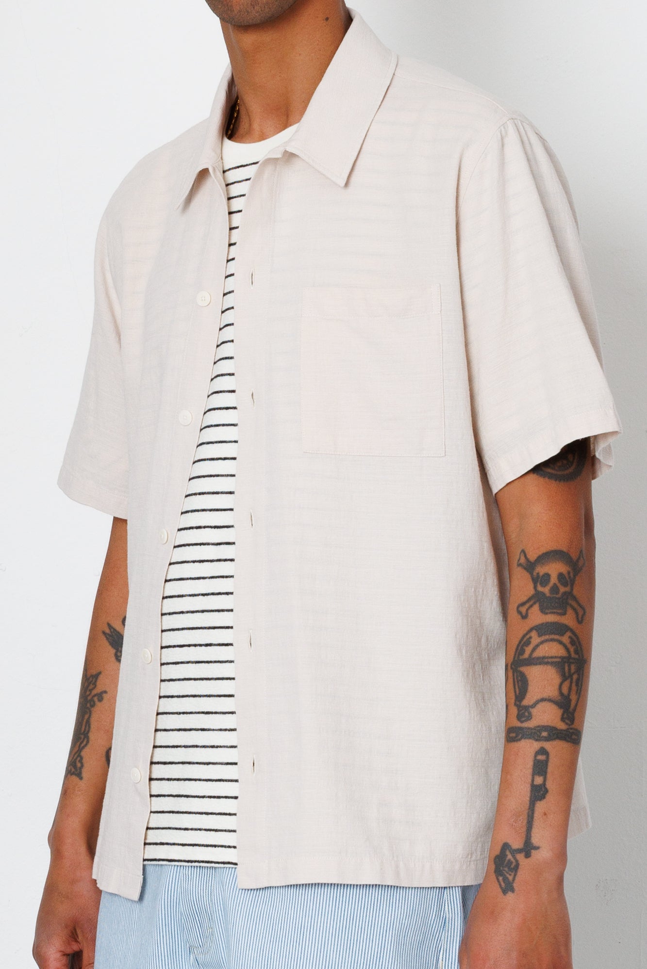 Folk | Folk Gabe Shirt - Stone