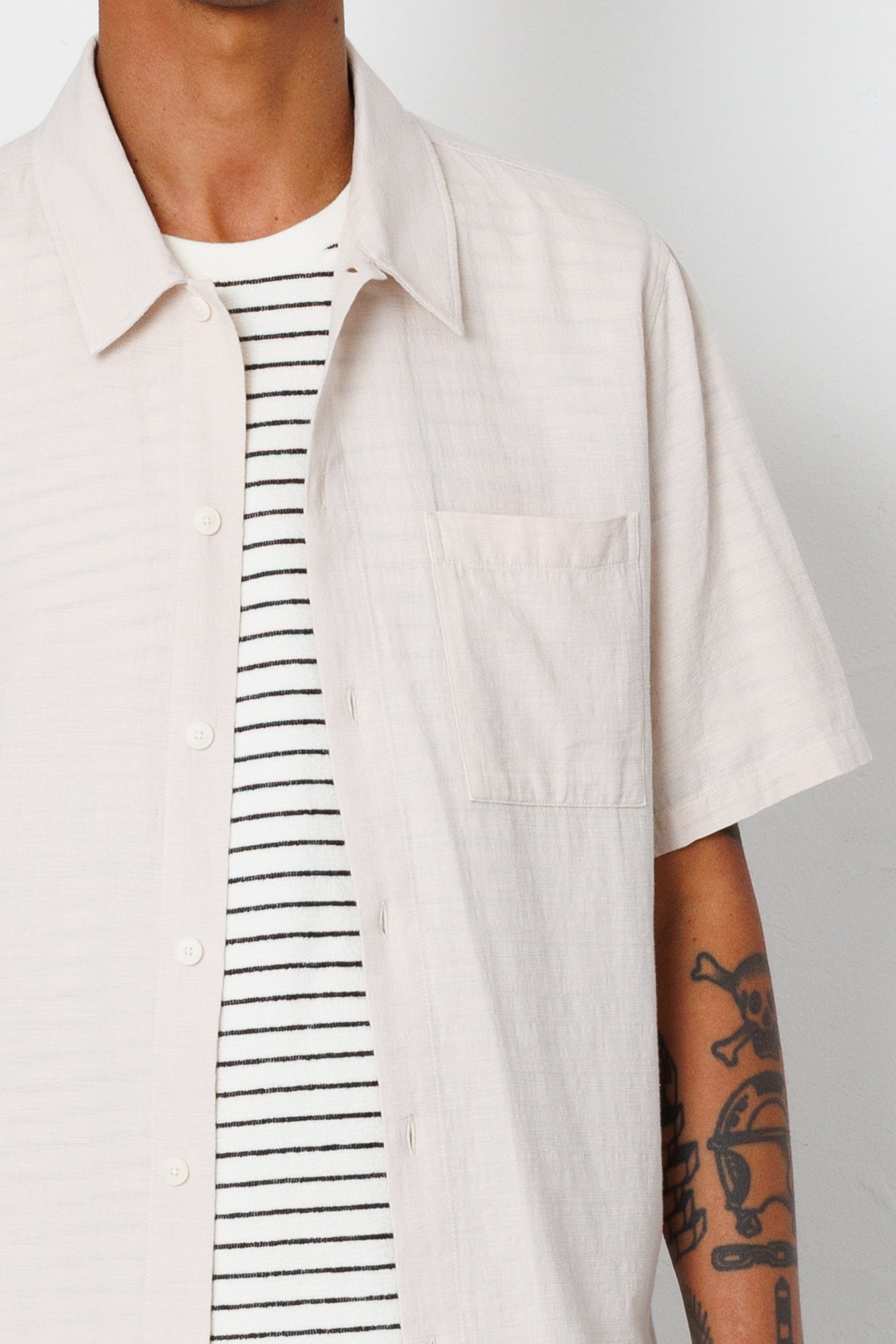 Folk | Folk Gabe Shirt - Stone
