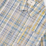Gabe Shirt - Yellow Blue Cut Check