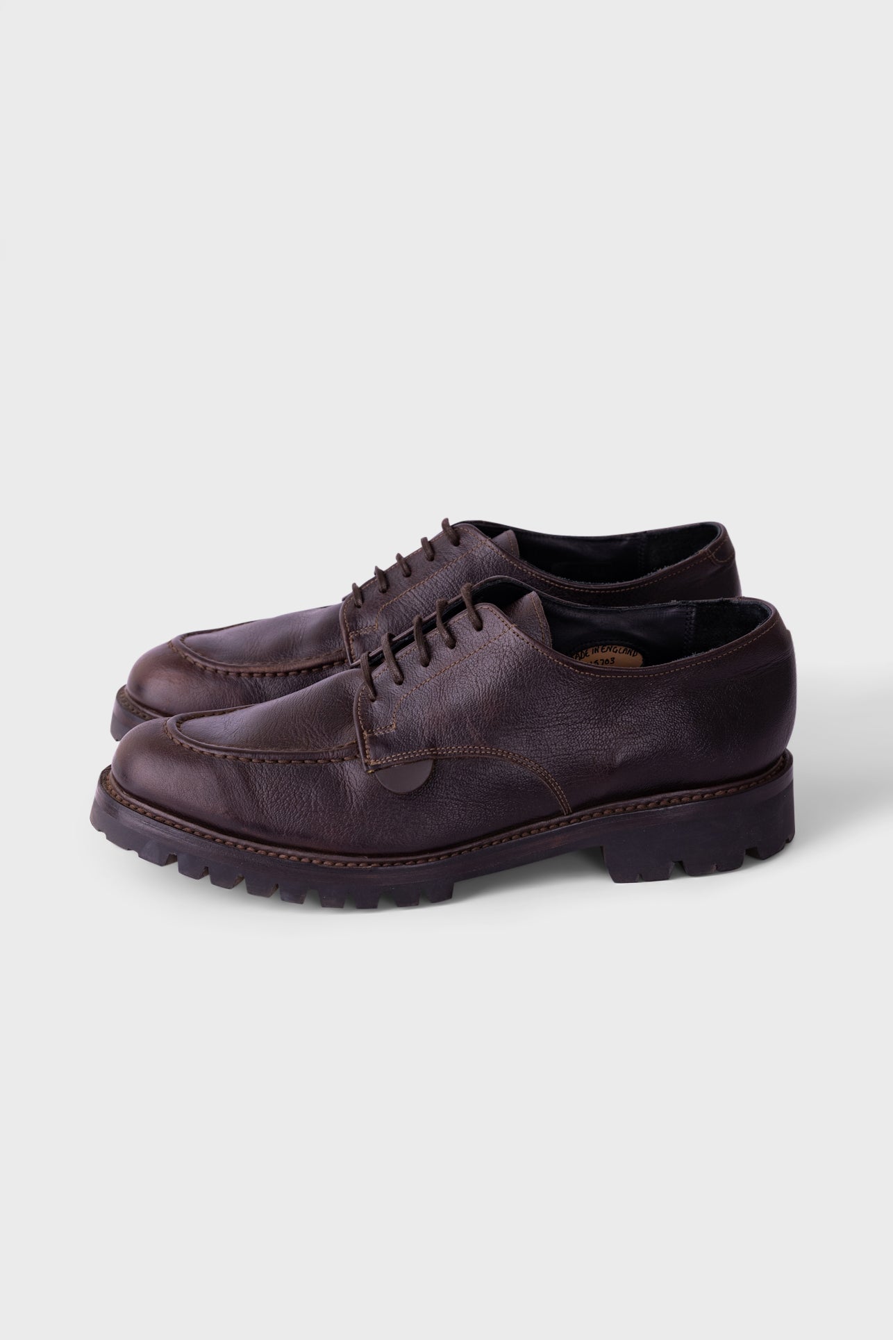 Folk x Grenson Casper Derby - Brown