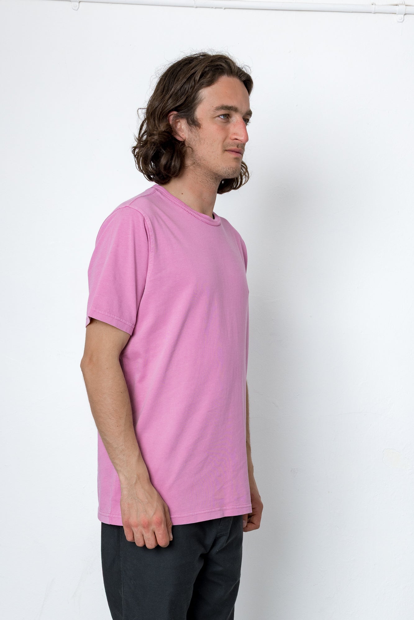 Folk | Folk Jacquard T-Shirt - Raspberry