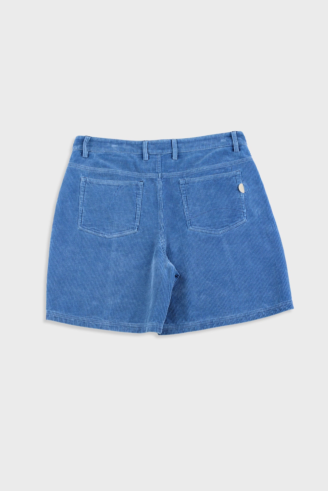 Folk | Folk Relaxed Jean Short - Soft Blue Cord