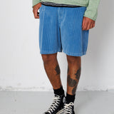 Folk | Folk Relaxed Jean Short - Soft Blue Cord
