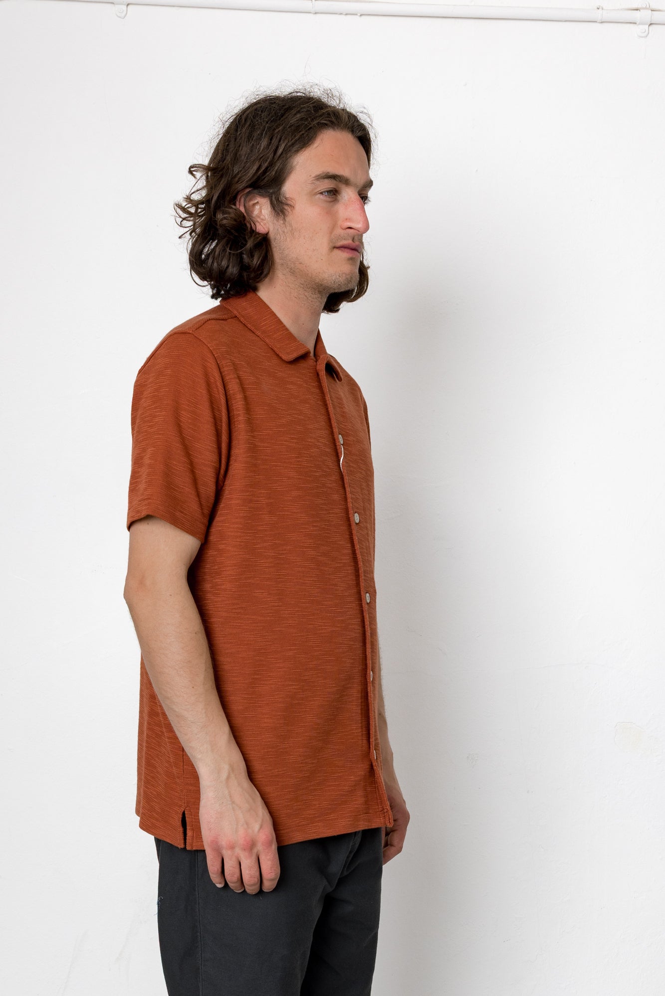 Folk | Folk Kane Shirt - Brick