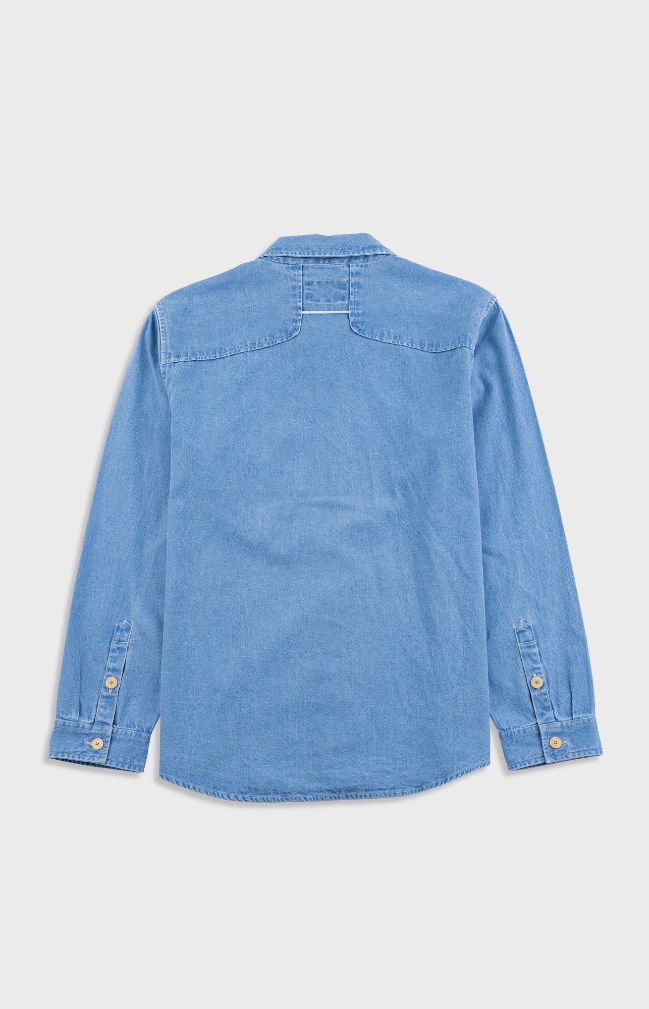 Folk | Folk Loop Shirt - Bleached Denim