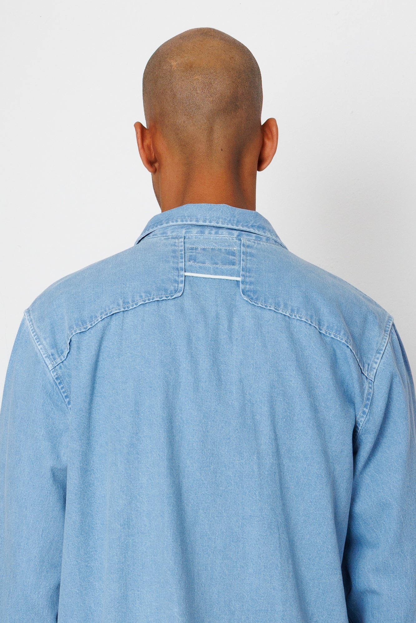 Folk | Folk Loop Shirt - Bleached Denim