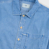 Folk | Folk Loop Shirt - Bleached Denim