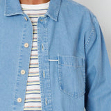 Folk | Folk Loop Shirt - Bleached Denim