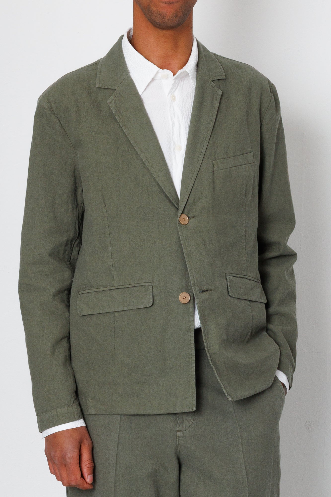 Folk | Folk Lunar Blazer - Dark Sage