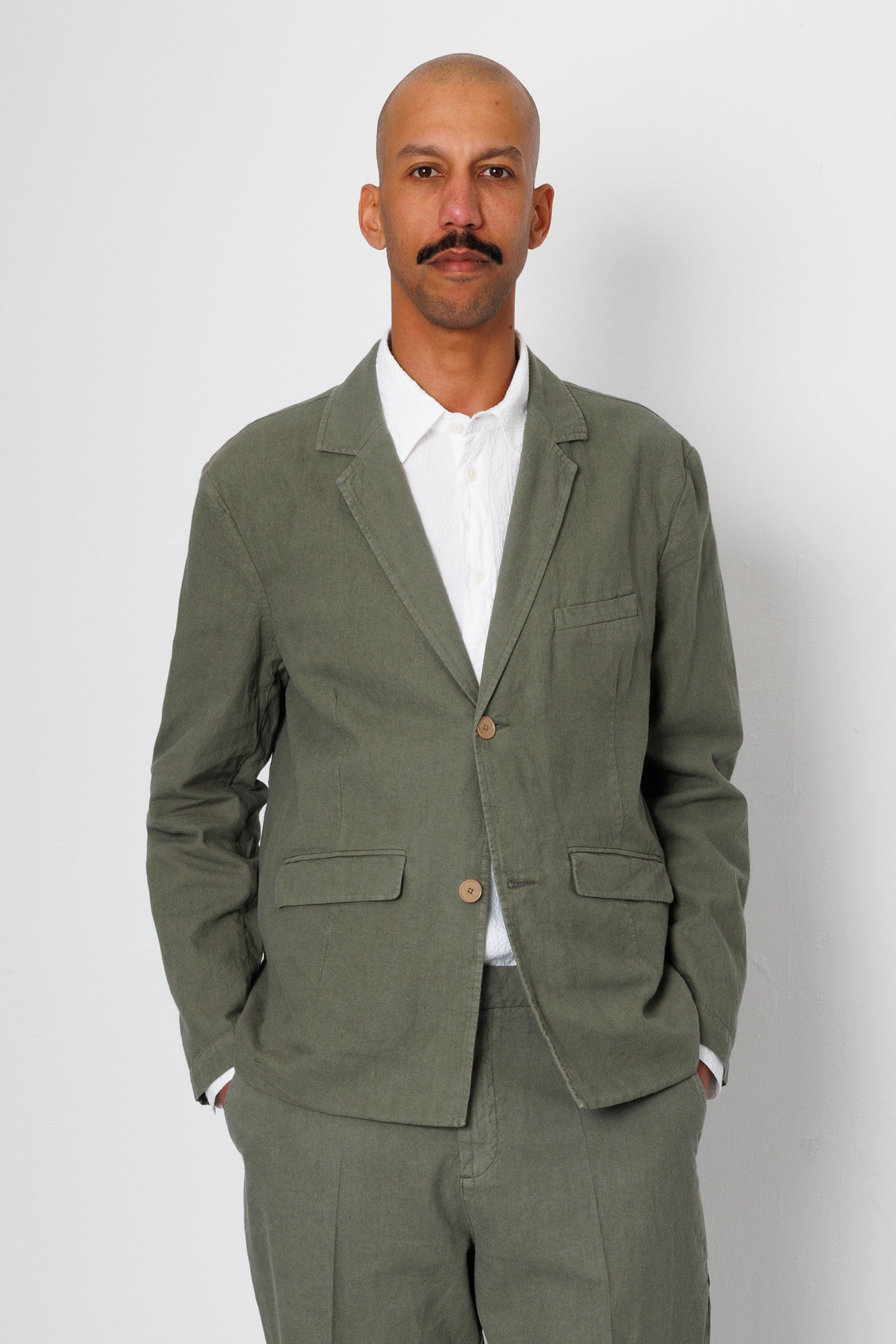 Folk | Folk Lunar Blazer - Dark Sage