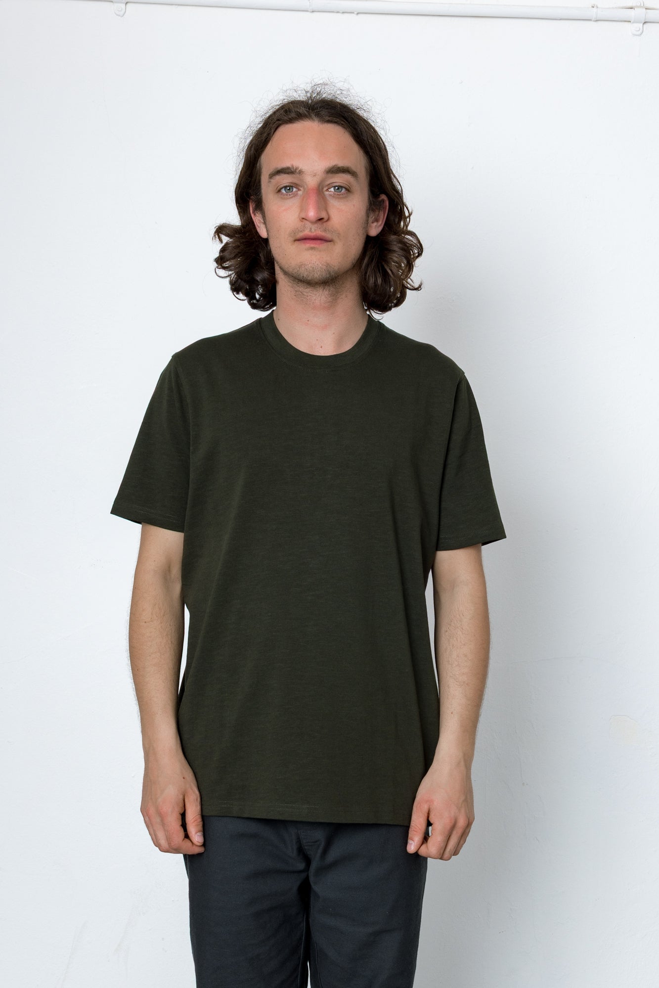 Folk | Folk Marker Heavy Slub T-Shirt - Bottle Green