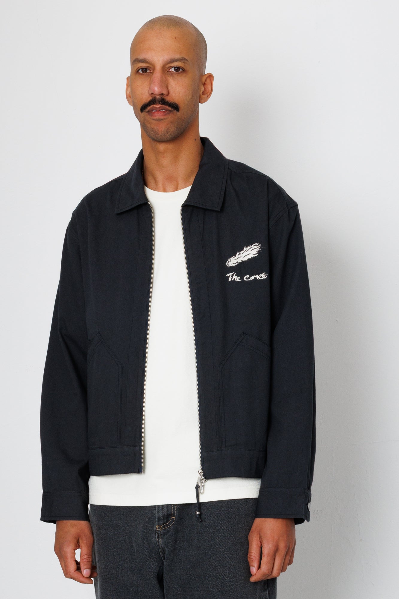 Folk | Folk Mechanic Jacket - Charcoal Comet | Goss Brothers