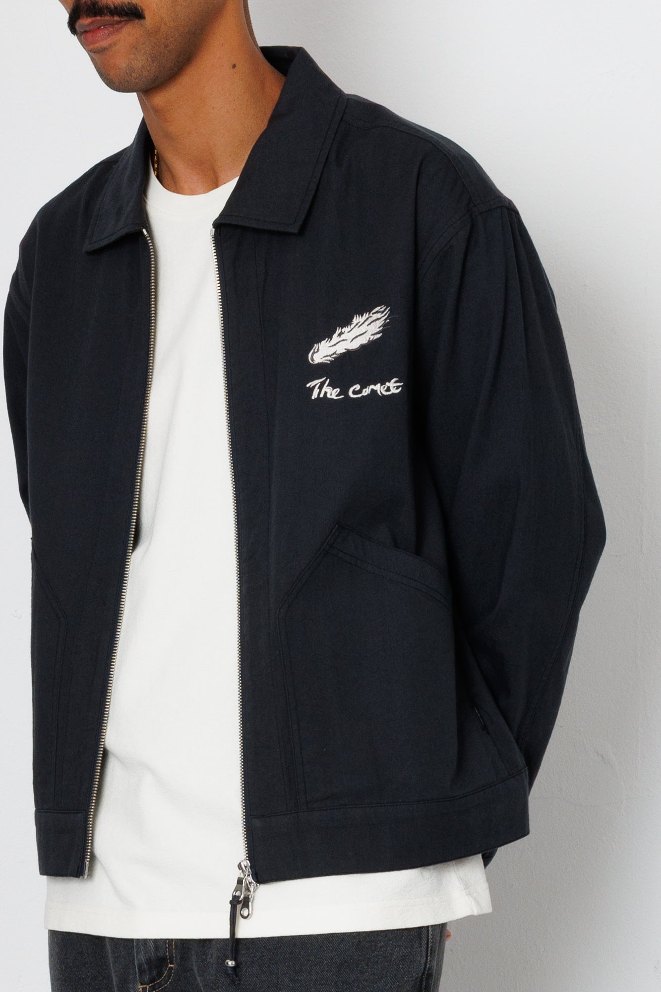 Folk | Folk Mechanic Jacket - Charcoal Comet | Goss Brothers