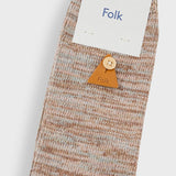 Melange Sock - Soft Clay Mix
