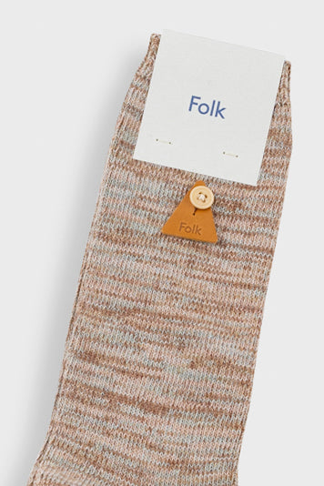 Melange Sock - Soft Clay Mix