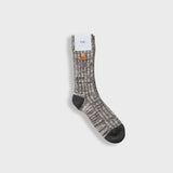 Folk | Folk Melange Wool Sock - Dark Sage Melange 