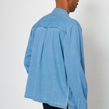Folk | Folk Meyer Shirt Jacket - Herringbone Denim