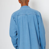 Folk | Folk Meyer Shirt Jacket - Herringbone Denim