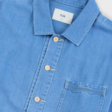 Folk | Folk Meyer Shirt Jacket - Herringbone Denim