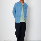 Folk | Folk Meyer Shirt Jacket - Herringbone Denim
