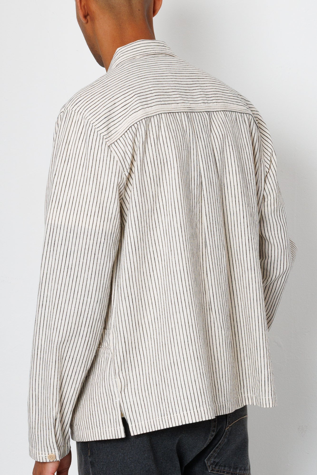 Folk | Folk Meyer Shirt Jacket - Monochrome Stripe