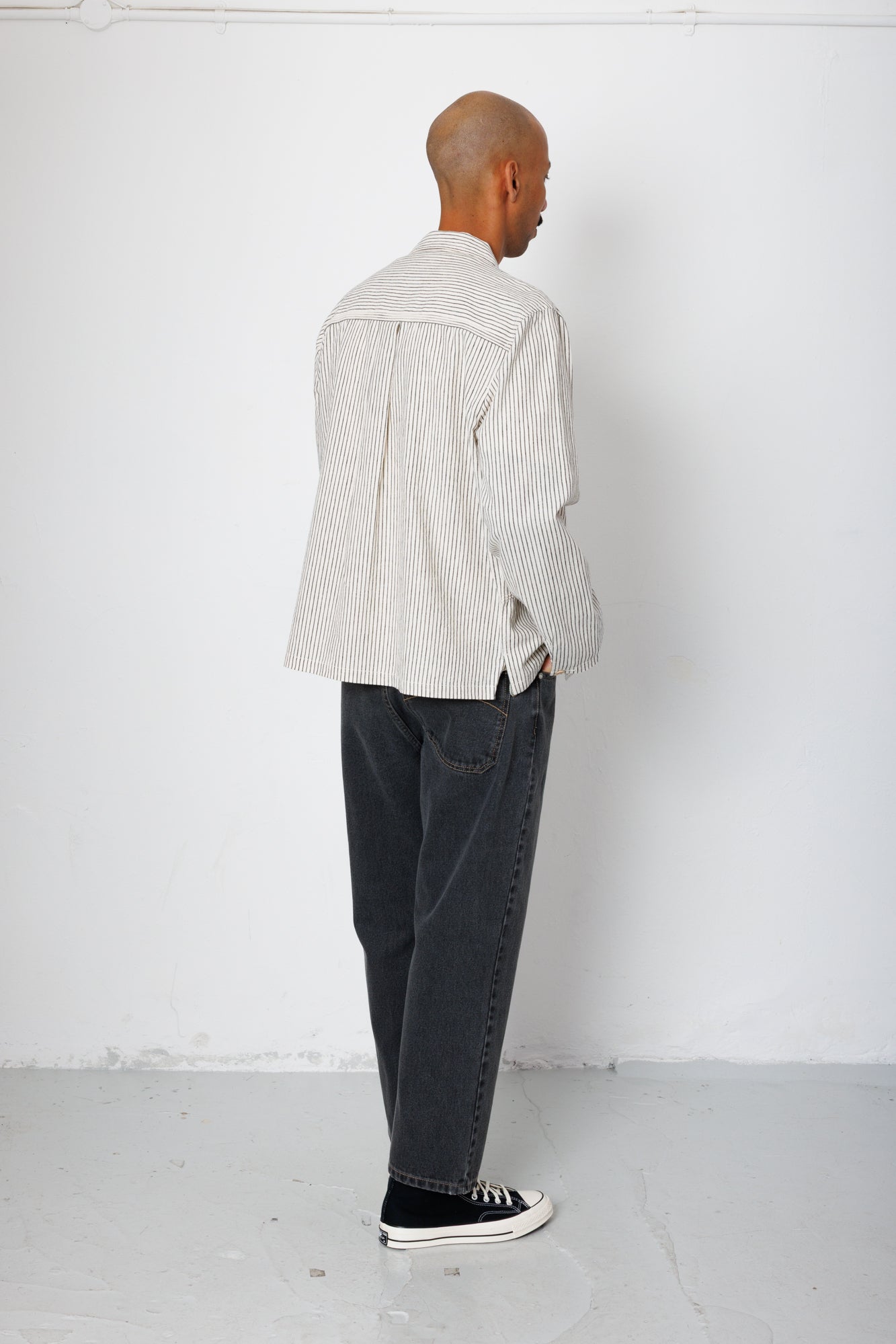 Folk | Folk Meyer Shirt Jacket - Monochrome Stripe