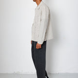 Folk | Folk Meyer Shirt Jacket - Monochrome Stripe