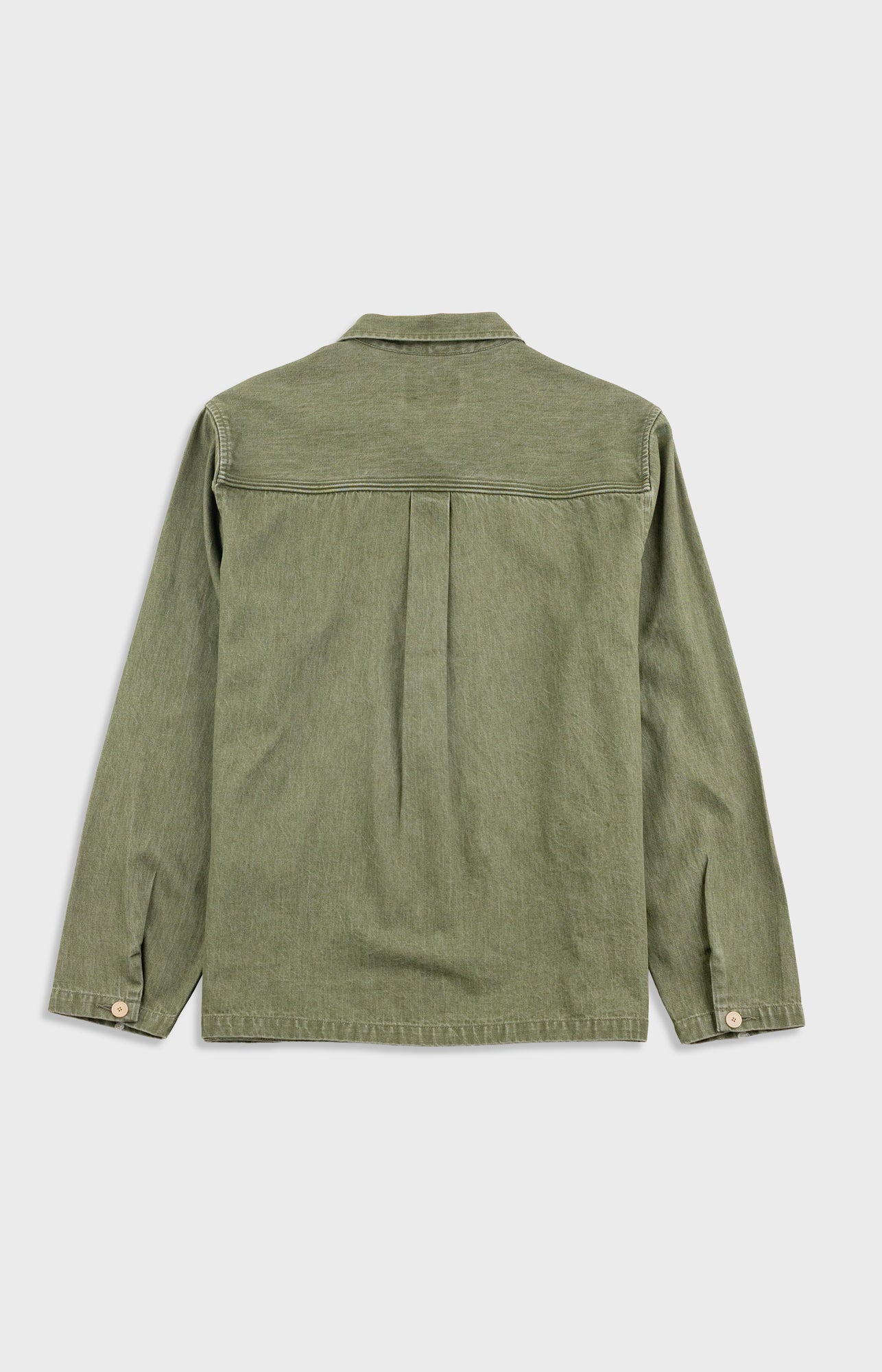 Folk | Folk Meyer Shirt Jacket - Sage Lightweight Denim