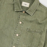 Folk | Folk Meyer Shirt Jacket - Sage Lightweight Denim