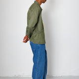 Folk | Folk Meyer Shirt Jacket - Sage Lightweight Denim