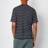 Folk | Folk Multistripe T-Shirt - Black Comet