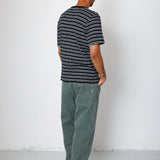 Folk | Folk Multistripe T-Shirt - Black Comet