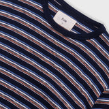 Folk | Folk Multistripe T-Shirt - Blue Jungle Cat