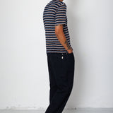 Folk | Folk Multistripe T-Shirt - Blue Jungle Cat