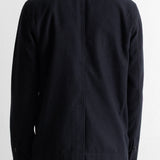 Patch Jacket - Soft Black Brushed Stripe