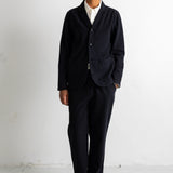 Patch Jacket - Soft Black Brushed Stripe