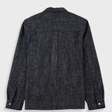 Folk | Folk Patch Overshirt - Black Brushed Twill
