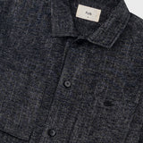 Folk | Folk Patch Overshirt - Black Brushed Twill