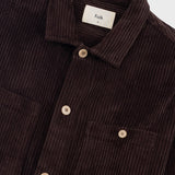 Folk | Folk Patch Overshirt - Espresso Chunky Cord