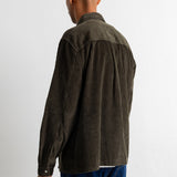 Folk | Folk Patch Overshirt - Deep Sage Chunky Cord