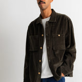 Folk | Folk Patch Overshirt - Deep Sage Chunky Cord