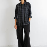 Folk | Folk Patch Shirt - Black Windowpane Check