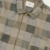Folk | Folk Patch Shirt - Sage Multicheck
