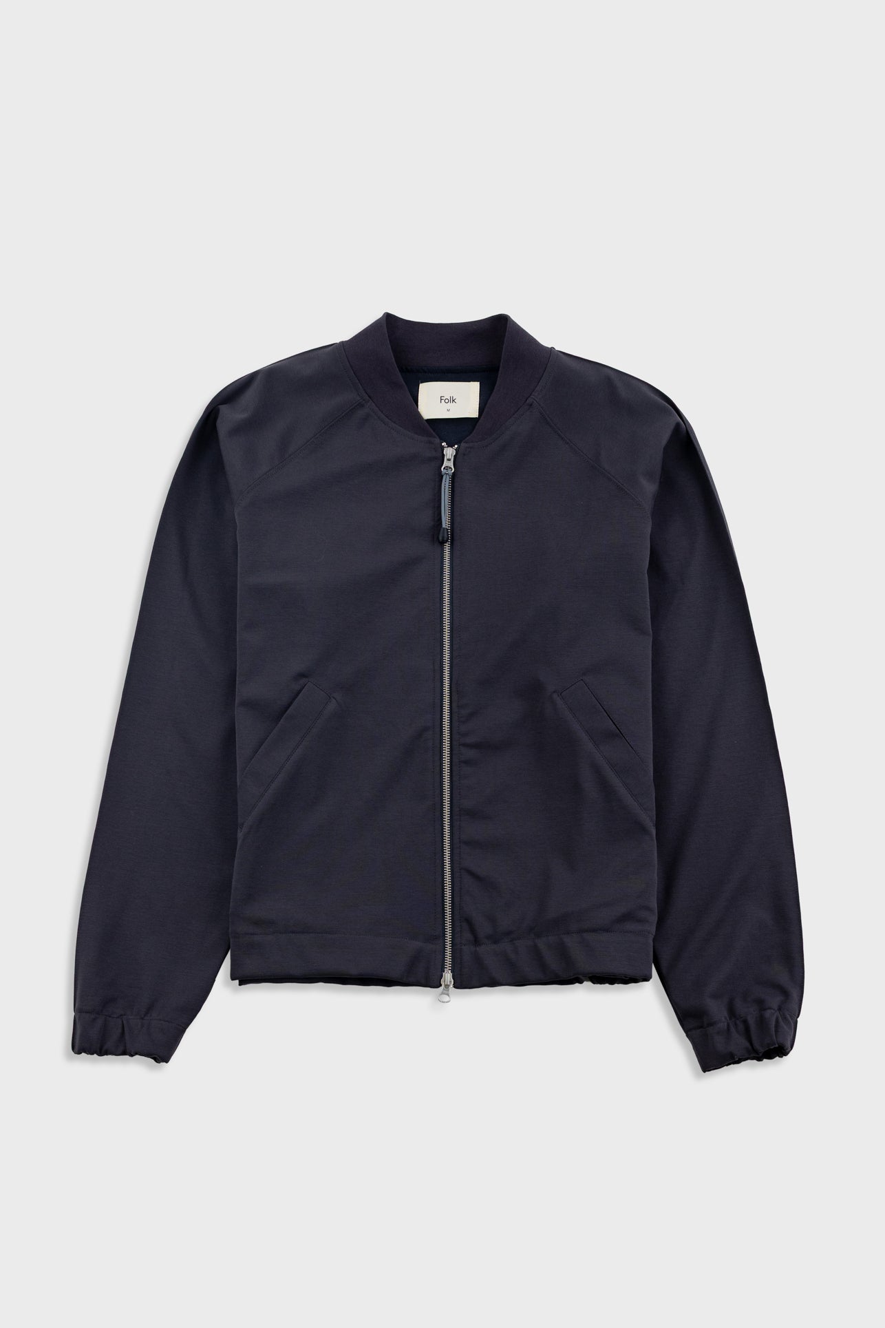 Folk | Folk Pintuck Jersey Bomber - Charcoal